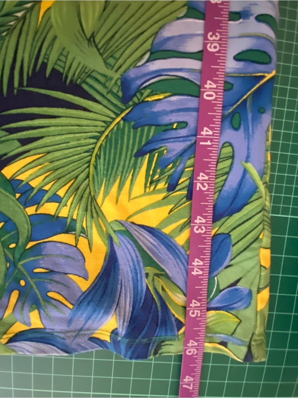Tommy Bahama Tropical Print Dress, Yellow, Green, Blue - Picture 6 of 6